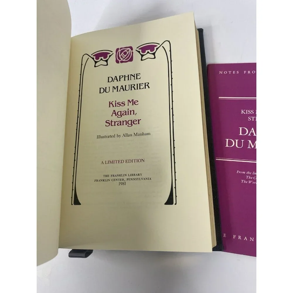 Kiss Me Again, Stranger Daphne du Maurice Franklin Library 1981 Greatest Writers